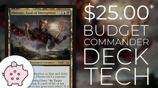 Phenax God of Deception  EDH Budget Deck Tech 25  Mill  Magic the Gathering  Commander [upl. by Buzzell38]