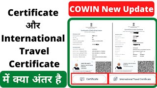 Cowin international certificate download  International Travel Vaccine Certificate Date Of Birth [upl. by Nylirad552]