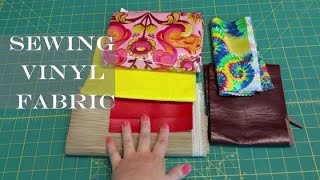 Sewing Minis Ep 5 Mastering VinylLaminatedFaux Leather Fabric [upl. by Areehs]