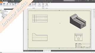 Inventor 101 Detail Part Drawings from 3D CAD [upl. by Araiet]