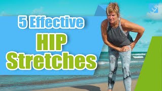 Top 5 Effective HIP Stretches for Flexibility and Pain Relief [upl. by Harak]