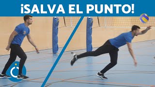 Entrenamiento VOLEIBOL MASCULINO ☝🏾 Como Salvar la Pelota en Vóley [upl. by Anirec119]