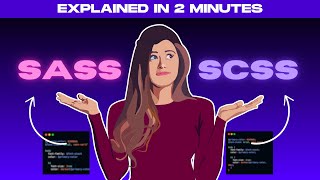 Explained in 2 minutes SASS vs SCSS [upl. by Sauers]