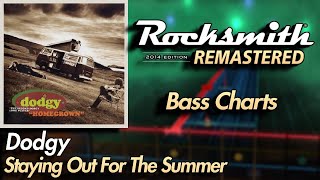 Dodgy  Staying Out For The Summer  Rocksmith® 2014 Edition  Bass Chart [upl. by Rimma389]