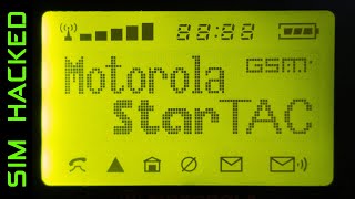 SIM Card Emulator Vs Motorola StarTAC [upl. by Chem]