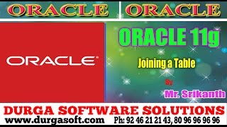 Oracle Tutorial  Online Training Joining a Table by Srikanth [upl. by Annanhoj59]