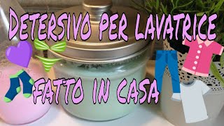 DETERSIVO PER IL BUCATO FATTO IN CASA  ecco come farlo CREMOSO E PROFUMATO  PER CAPI BIANCHI [upl. by Eniamrahc78]