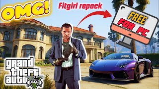 GTA V Fitgirl repack for PC and LAPTOP  💯 Working Free [upl. by Aicat259]