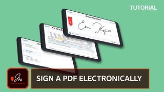 Sign PDF Files Electronically  Adobe Acrobat [upl. by Callista]