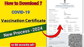 Vaccine Certificate Kaise Download Kare  Vaccination  Vaccine Certificate Kaise Nikale  Covid [upl. by Husain817]