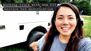 Working Truck with DIY 2nd hand service bed modification [upl. by Rahcir642]