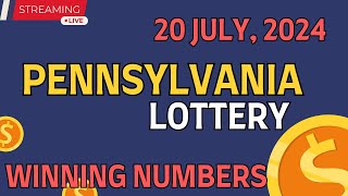 Pennsylvania Day Lottery Results For  20 Jul 2024  Pick 2  Pick 3  Pick 4  Pick 5  Powerball [upl. by Halyak]