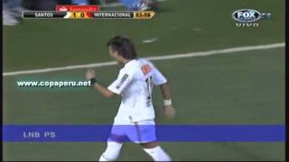 Golazo de Neymar  Santos vs Internacional [upl. by Carey181]