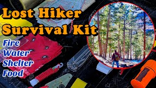 Lost Hiker Wilderness Survival Kit  A Kit for All Outdoorsmen [upl. by Gylys]