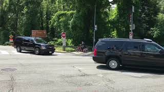 Motorcade in Washington DC [upl. by Ymmor]