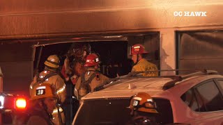 Garage Fire Dog and Cat Rescued Uninjured [upl. by Nutsud]