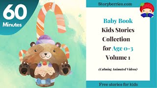 Bedtime Baby Books Collection 1  Age 03  60 minutes  Animated Bedtime Story  Storyberriescom [upl. by Zehcnas]