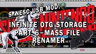 SNES Classic USB Mod  Part 6  MASS Renaming [upl. by Alenson997]