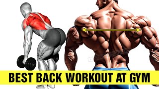 6 Best Back Workout At Gym [upl. by Htebezile366]