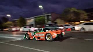 Mazda 767B Driving on City Streets  Adelaide Motorsport Festival 2024 [upl. by Solon]