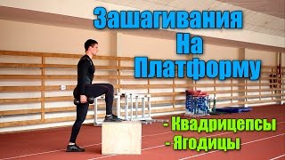 Зашагивания на платформу с гантелями [upl. by Amikay]