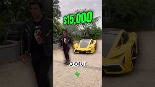 Lamborghini Terzo By Indian Youtuber💪 TannaDhaval shorts [upl. by Ainoloppa]