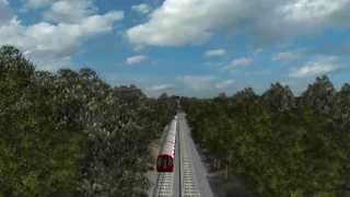 Croxley Rail Link 3D Flythrough [upl. by Esiole]