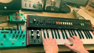 Behringer VC340 with Strymon Big Sky and Ripply Fall by Jam Pedals [upl. by Leirbag]