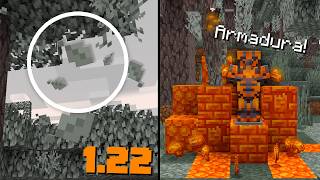 MINECRAFT 122  ARMADURA de RESINA NOVOS ITENS e PARTICULAS 24w44a [upl. by Gunn]