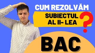 CUM REZOLVI SUBIECTUL 2 [upl. by Ttenna]