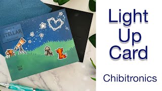 Create A Light Up Card With ChibitronicsTutorial [upl. by Terb456]