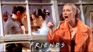 Phoebe Finds Out About Chandler amp Monica  Friends [upl. by Erica103]