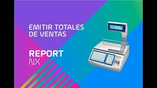 Report NX LCD  Reporte de totales de ventas [upl. by Aisital297]