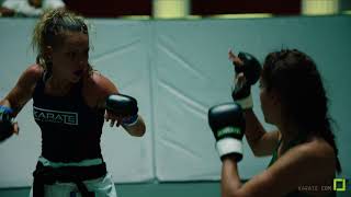 FULL FIGHT Karate Combat Olympus  Fabiola Esquivel vs Sarah Ait Ibrahim [upl. by Bumgardner]