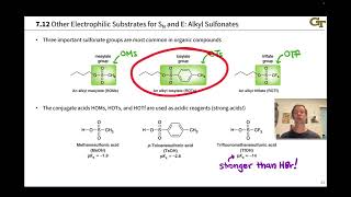 Alkyl Sulfonates Preparation and Reactions [upl. by Ahsirat]