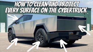 Here’s How I Clean amp Protect Every Surface On The Tesla Cybertruck [upl. by Schaffel]