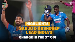 Sanju Samsons 100 amp Arshdeep Singhs 4fer Help India Win ODI Series  SA vs IND 3rd ODI Highlights [upl. by Jaella]