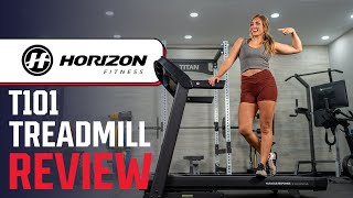 Horizon T101 Treadmill Review Lots of Features for Under 1000 [upl. by Aidnyl]