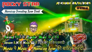 Rocky star band 2024  Super Fast Nonstop tune timli  MTR amp Shiv Special Music Rocky star band [upl. by Airbas]