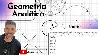 GEOMETRIA ANALÍTICA  Unirio [upl. by Kciderf]