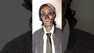 Recreated Tate Langdon’s iconic look SpookySeason AHS SFX halloween makeupartist monologue [upl. by Manella]