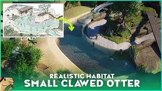 Realistic SmallClawed Otter Habitat  From Concept to real  Planet Zoo [upl. by Donoghue]