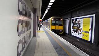 Train arriving at Central Station Sydney NSW 19112013 [upl. by Wilkens872]