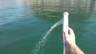 2015 Malibu Wakesetter 24 MXZ Transom Shower Test Boulder Boats Lake Mead [upl. by Sivrahc]