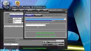 How to port forward using SImple Port Fowarding [upl. by Aluap]