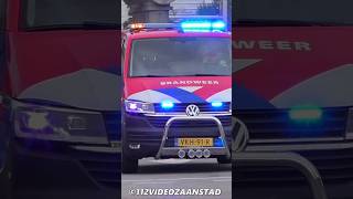 OVD Brandweer Amsterdam OVDZuid naar een Zeer grote brand feuerwehr firebrigade emergency [upl. by Gnilrets116]