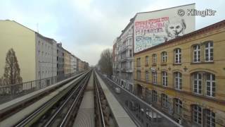 Führerstandsmitfahrt UBahn Berlin U1 Uhlandstraße  Warschauer Straße 1080p60 [upl. by Ellehcir152]