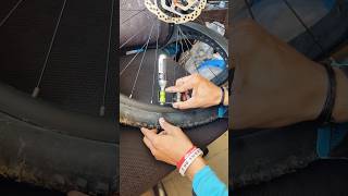 This device inflates tyre in 2 seconds 😱 shorts mtb cycling bikecraft [upl. by Stephanie]