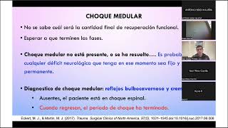 SPINE WEBINAR 48 LESION MEDULAR TRAUMATICA [upl. by Blank]