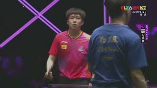 WTT Champions Macao 2024 Mens Singles  Round of 16 WANG Chuqin VS XU Yingbin [upl. by Rim]